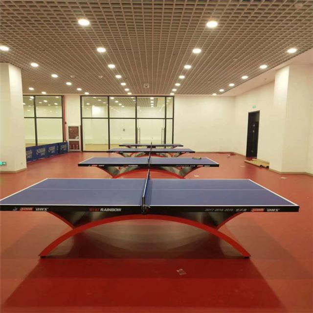 乒乓球場館PVC地板與乒乓球地墊的專業運動場館服務解析